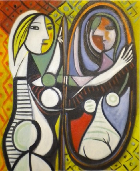 Пабло Пикассо девушка перед зеркалом
