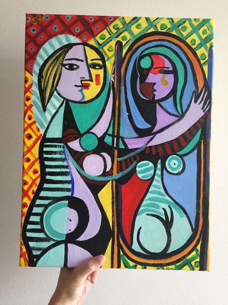 Пикассо девушка перед зеркалом 1932