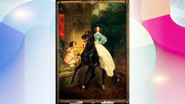 Карл Павлович Брюллов всадница