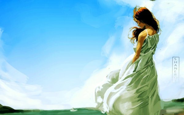 Девушка со спины