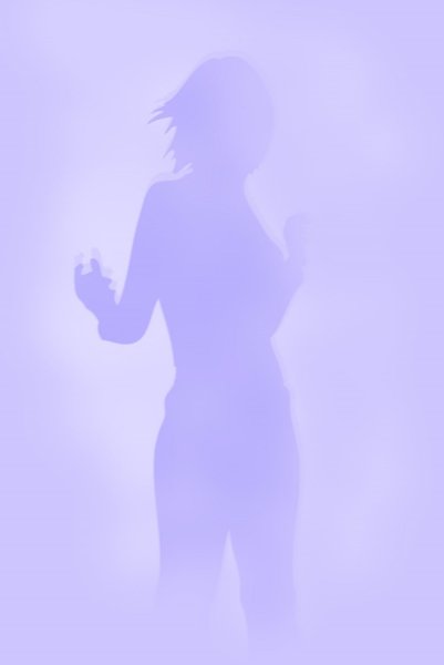 Силуэт человека в окне