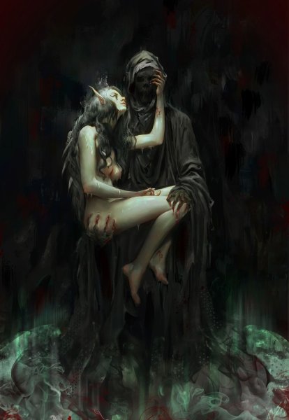 Полукровка ангел и демон аниме