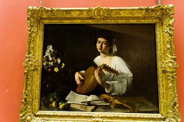 Да Караваджо "лютнист"