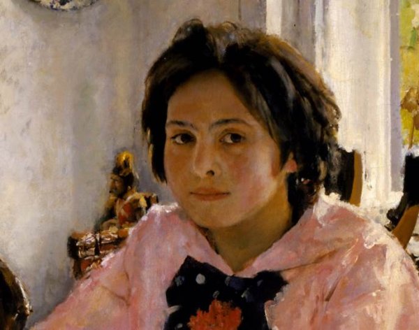 Серов девочка с персиками ФРАГМЕНТЫ