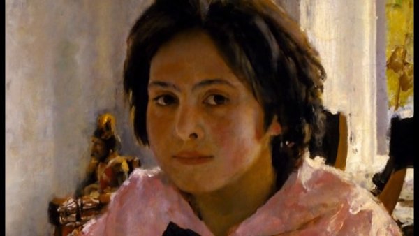 Третьяковская галерея картины девочка с персиками