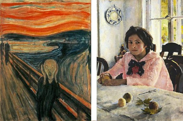 Васнецов девочка с персиками