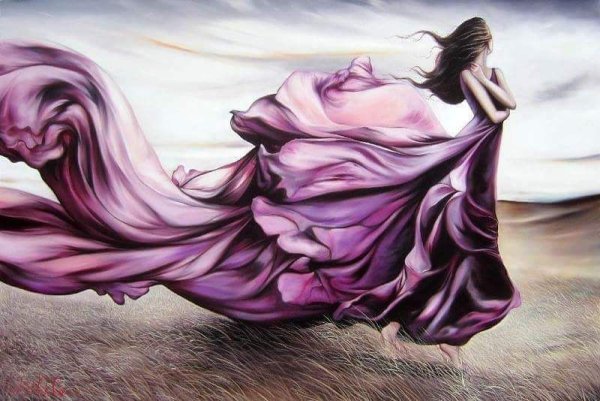 Ткань на ветру