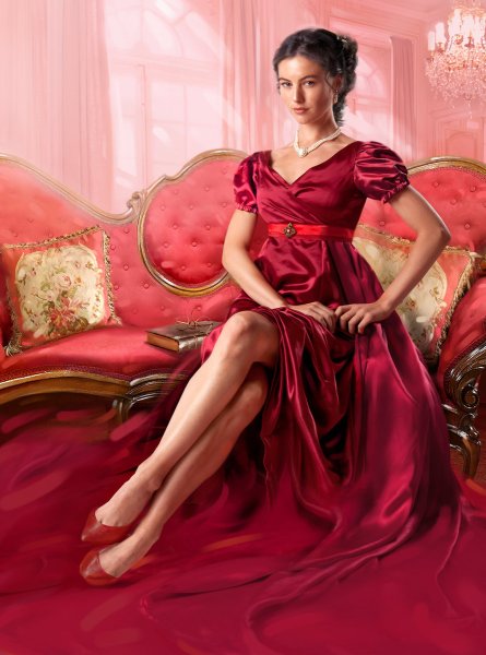 Дама в Красном платье