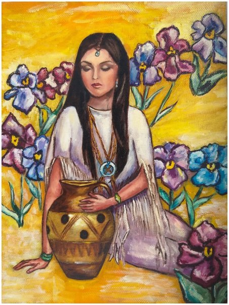 («Женщина с кувшином» Махмуд Мухтар