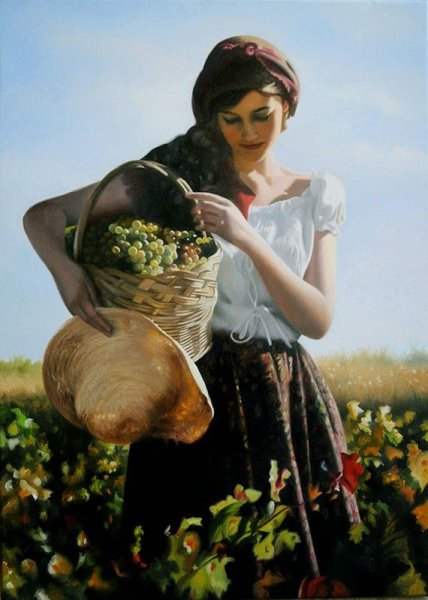 Человек виноград