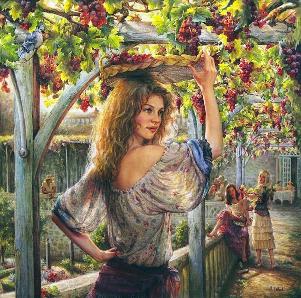 Картины Третьяковка Виноградная лоза