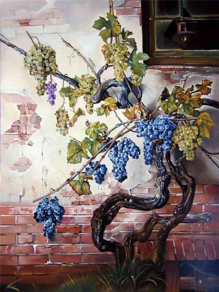 Живопись Вита Козак,виноград