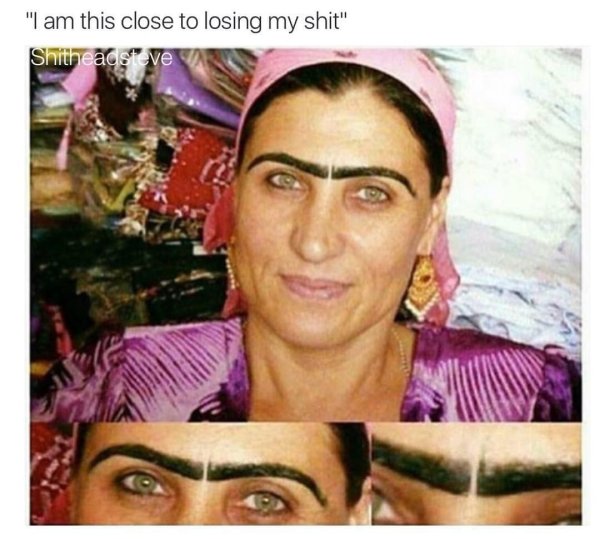 Монобровь прикол