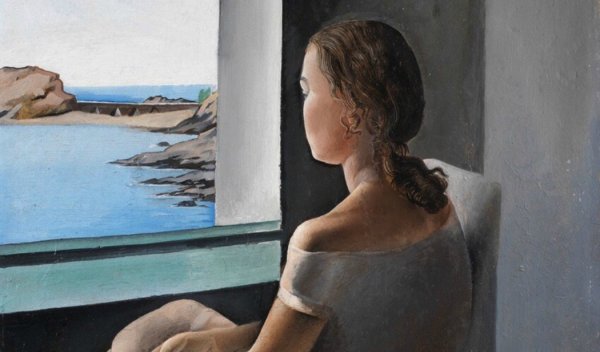 Сальвадор дали Гала у окна