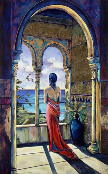 Сальвадор дали женщина у окна