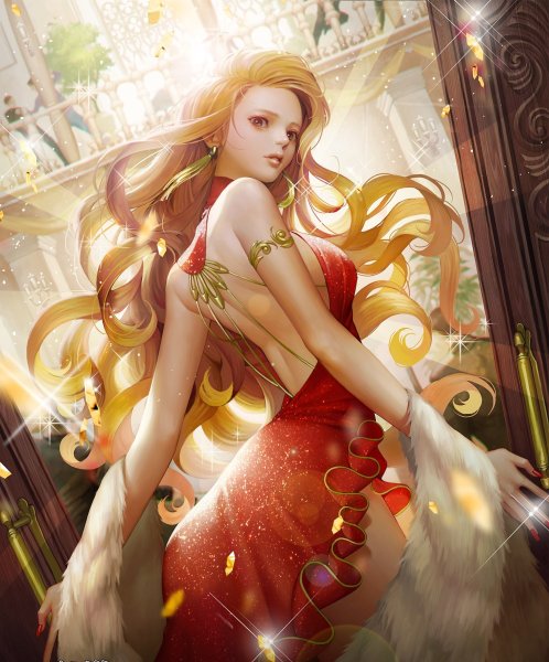 Девушка с золотыми волосами