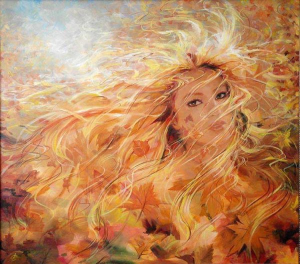Девушка с золотыми волосами