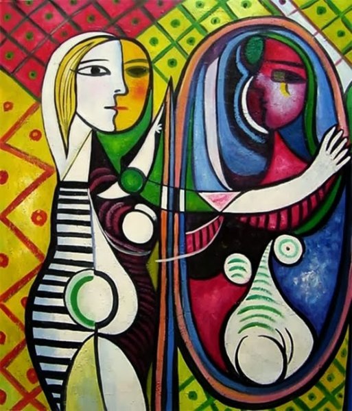 Пабло Пикассо девушка перед зеркалом 1932