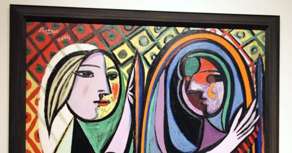 Пабло Пикассо девушка перед зеркалом