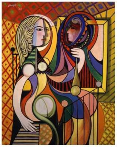 Пикассо девушка перед зеркалом 1932