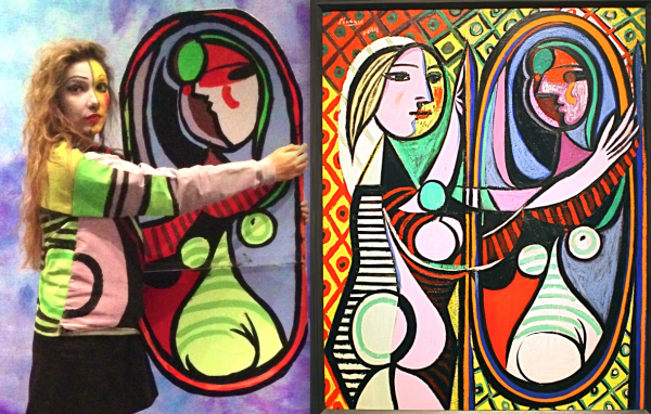 Пабло Пикассо девушка перед зеркалом