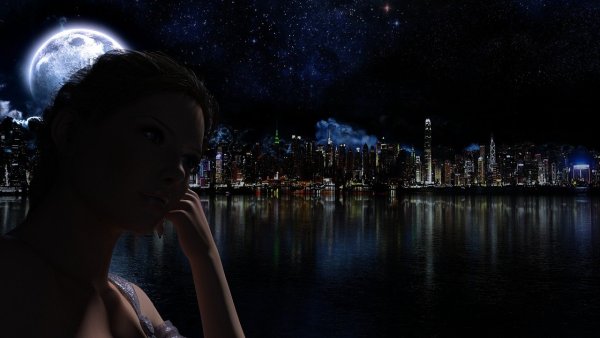 Женщина ночь