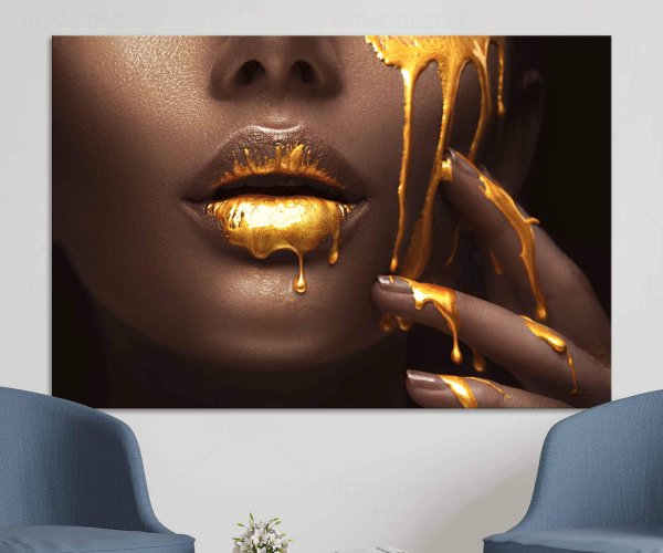 Интерьерные картины на черном фоне