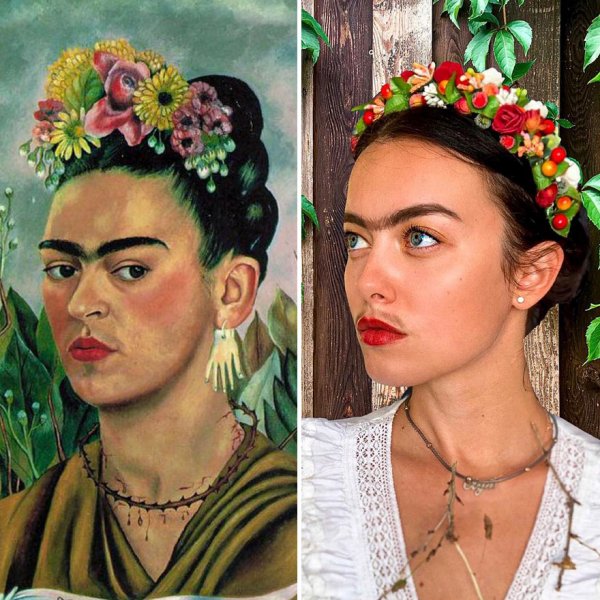 Фрида Кало монобровь