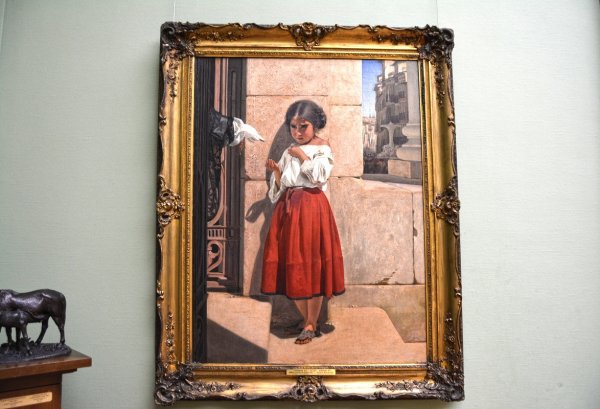 Нищая девочка испанка Третьяковская галерея