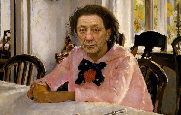 Девочка с персиками Серова 1887