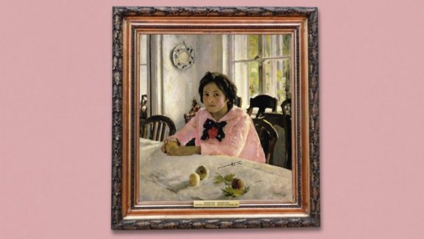 Девочка с персиками Серова