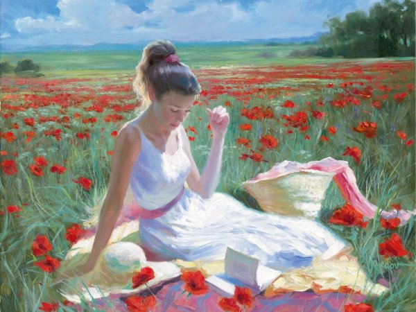 Художник Владимир Волегов портреты поле