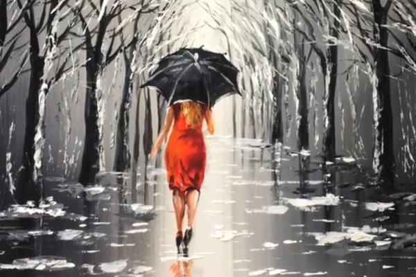 Рисунки акварелью