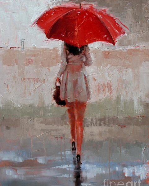 Зонтики в живописи