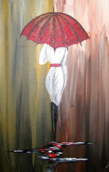 Художник Станислав Сидоров картины с зонтами