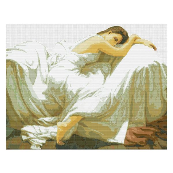 Спящая женщина в живописи