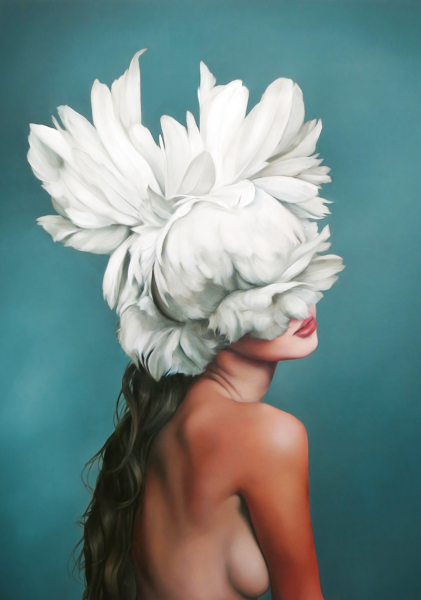 Эми Джадд девушка и пионы