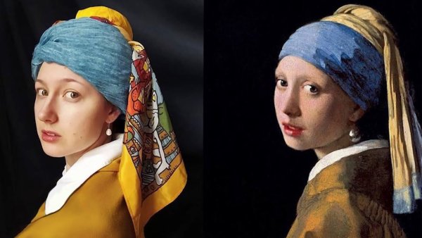 Ван Гог девушка с жемчужной сережкой