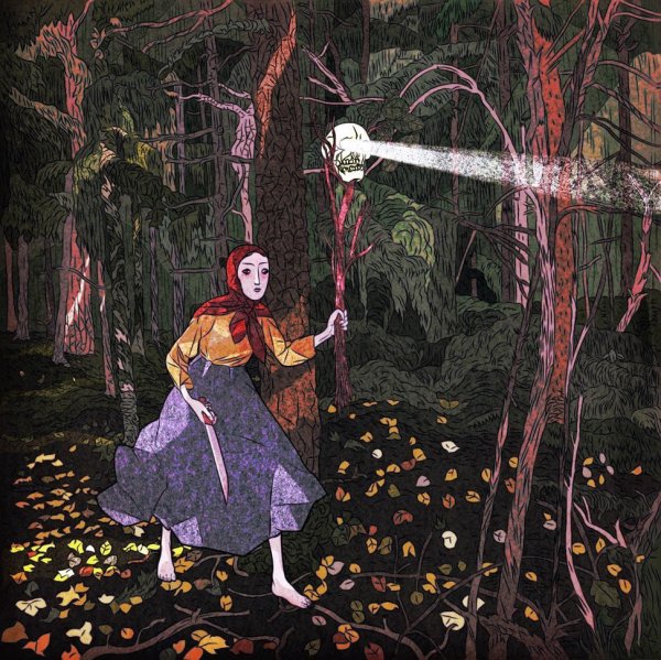 Билибин Василиса прекрасная баба Яга