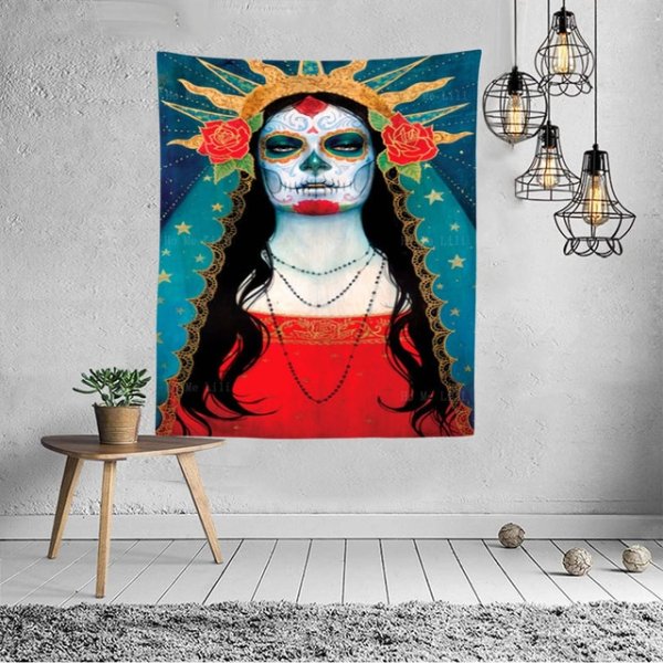 Картинке девушки с черепом 60/40