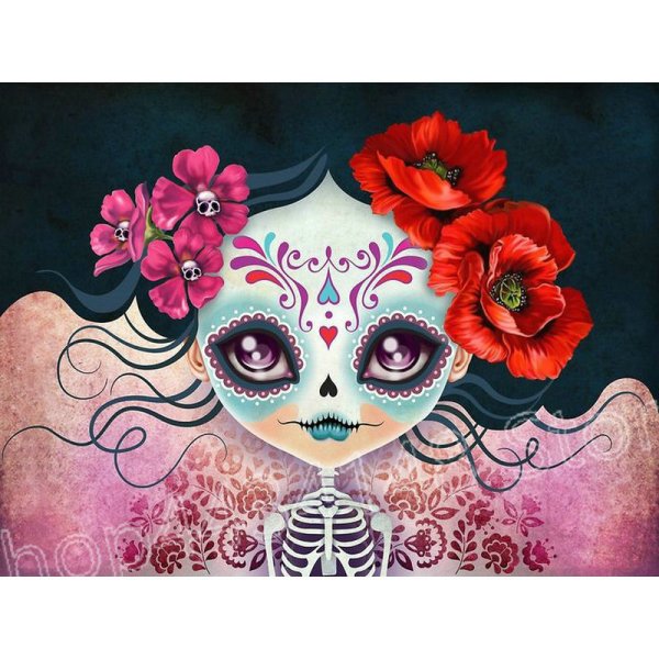 Лошадиный череп арт