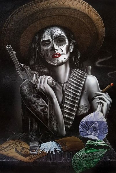 Рисунки о дне мертвых