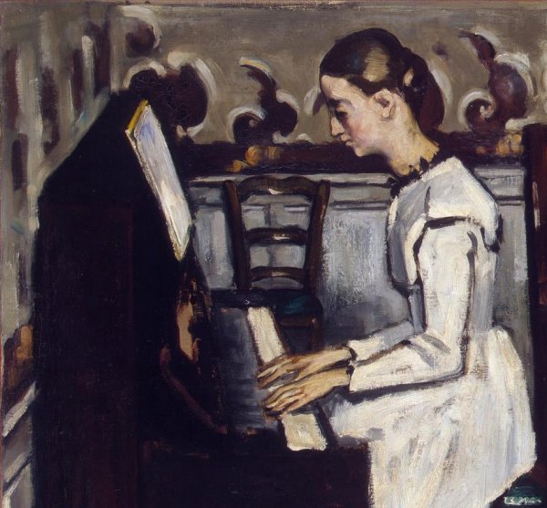 Поль Сезанн девушка у пианино Увертюра к Тангейзеру