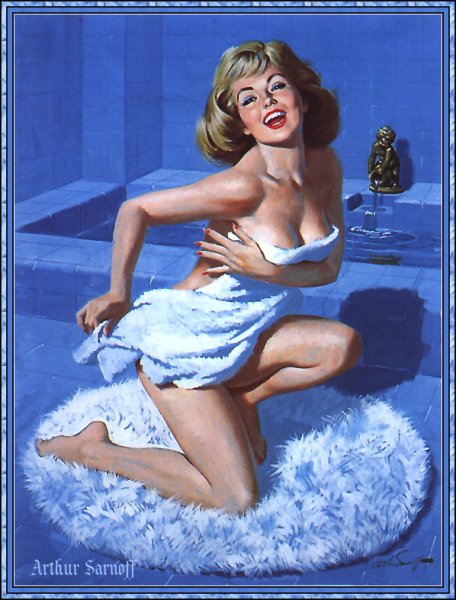 Живопись в стиле пин ап Нью