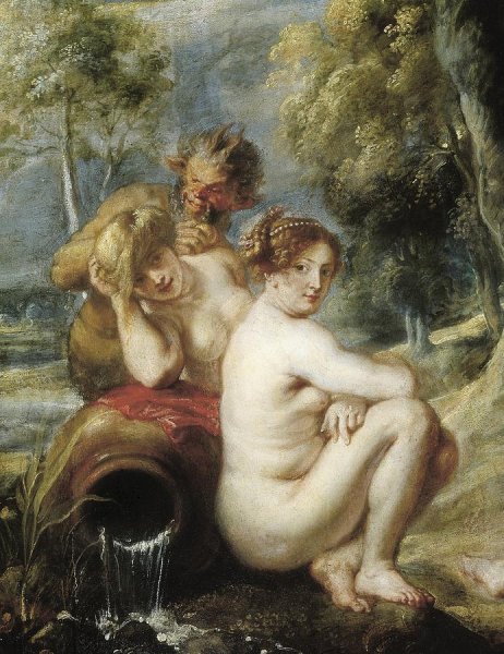 Сатир фавн Пан живопись