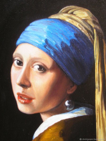 Ян Вермеер Дельфтский девушка с жемчужной сережкой». 1665.