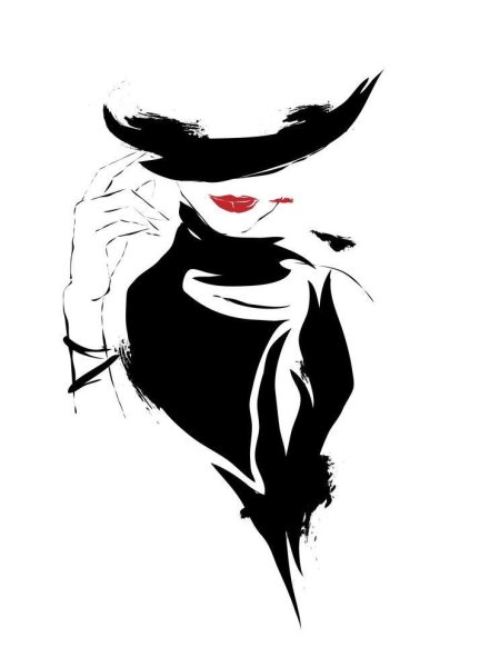 Девушка в шляпе