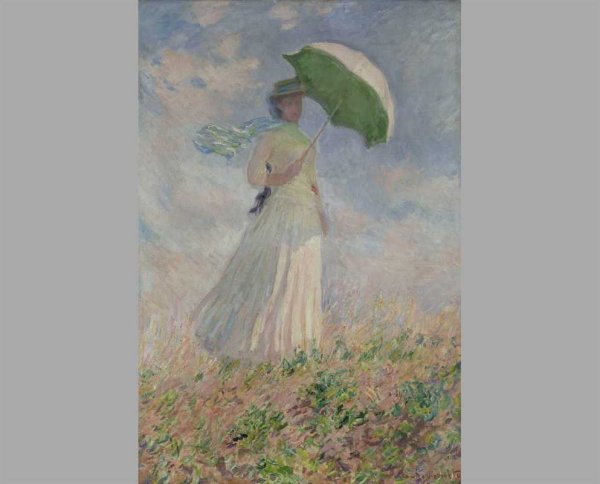 Клод Моне дама с зонтиком 1886