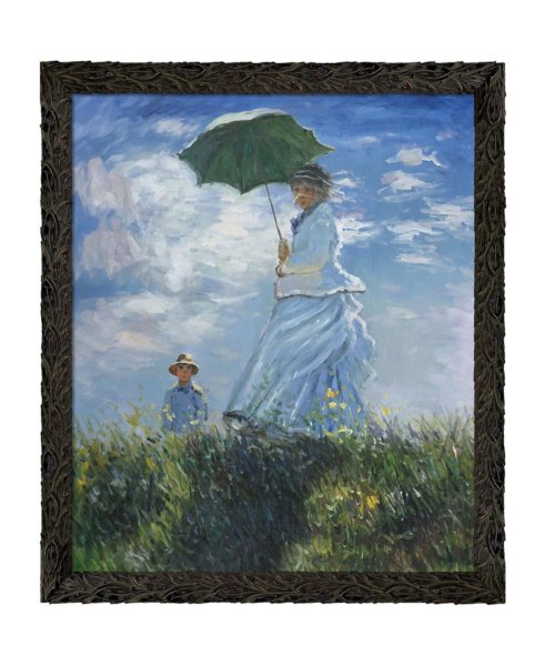 Клод Моне мадам Моне с ребенком