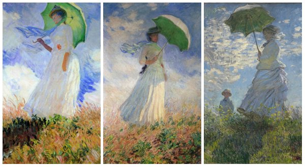 Клод Моне женщина с зонтиком